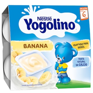 Gustare cu lapte si banane, de la 6 luni 4x100g