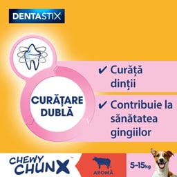 Pedigree | DentaStix | Hrana complementara pentru caini, 5-15kg, 68g