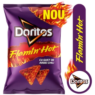Doritos | Snack din faina de porumb cu gust de ardei chili 75g