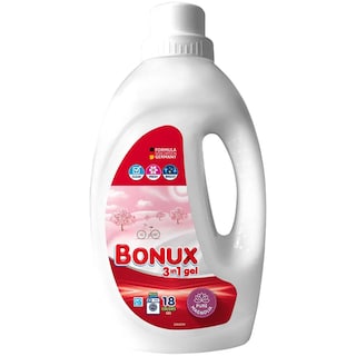 Bonux | Detergent gel 3in1 Pure Magnolia, 18 spalari 0.9L