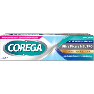 Corega | Crema adeziva pentru proteza dentara Neutro 40g