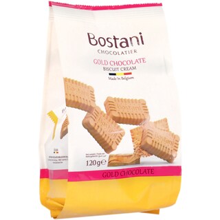 Bostani | Ciocolata alba cu crema de biscuite 120g