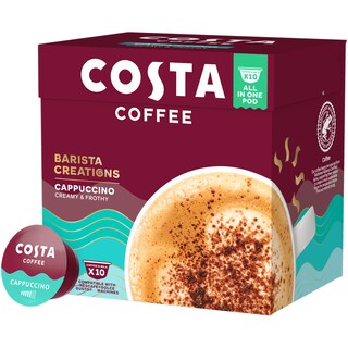 Costa Coffee | Cafea Signature Blend Cappuccino, 16 capsule, 8 bauturi