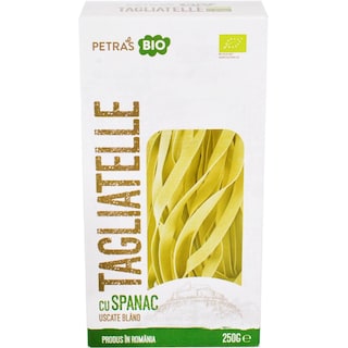 Petras Bio | Tagliatelle bio cu spanac 250g