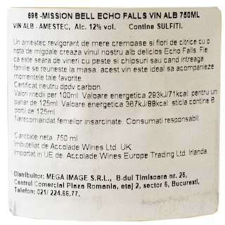 Mission Bell Winery | Echo Falls | Vin alb 0.75L