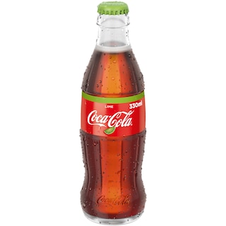 Coca-Cola | Lime | Bautura carbogazoasa cu aroma de lime 0.33l