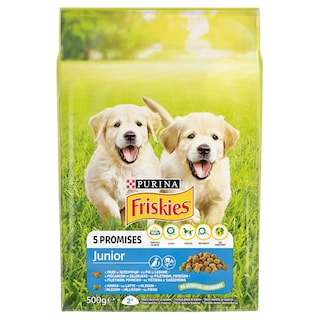 Friskies | Hrana uscata pentru caini junior cu pui si legume 500g