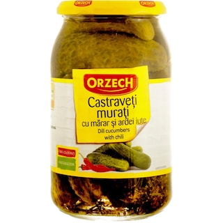 Orzech | Castraveti murati cu marar si ardei iute 820g