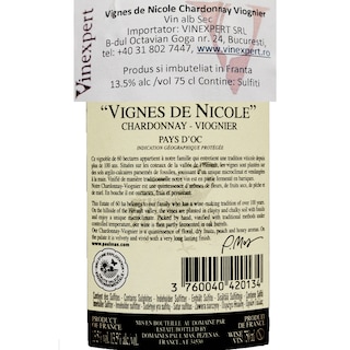 Paul Mas | Vignes de Nicole | Vin alb Chardonnay Viognier 0.75l