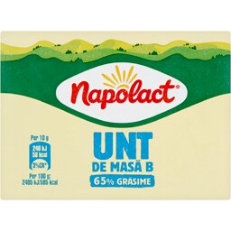 Napolact | Unt de masa B 65% grasime 200g