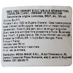 Chevalier Cremant de Bourgogne | Vin alb spumant 0.75L