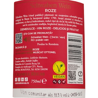 Schwaben Wein | Vin roze demidulce 0.75L