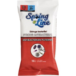 Spring Line | Servetele umede antibacteriene