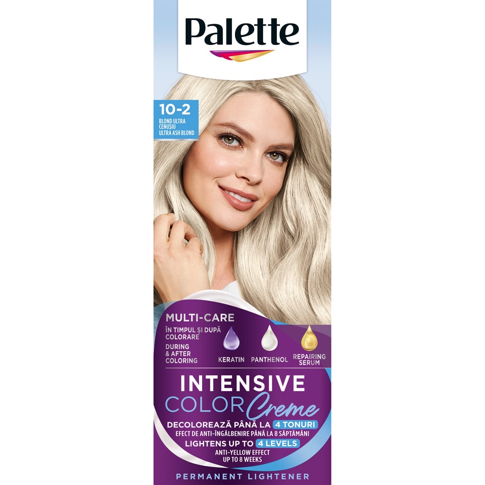 Vopsea pentru par A10 blond ultra cenusiu