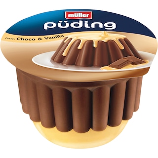Muller | Budinca de ciocolata cu sos de vanilie 450g