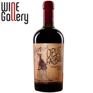 Gramofon | Opus Fabula | Vin rosu demidulce Feteasca Neagra 0.5L