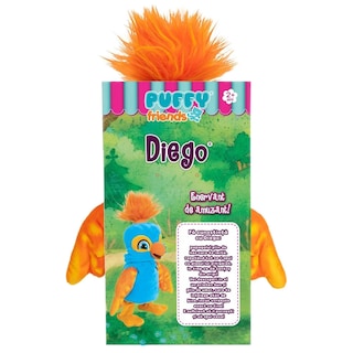Puffy Friends | Jucarie de plus interactiva papagal Diego
