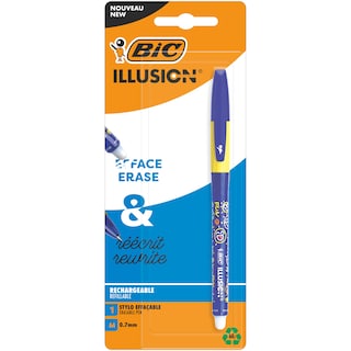 Bic | Roller cu gel si radiera Illusion