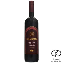 Vin rosu demidulce Feteasca Neagra 0.75L