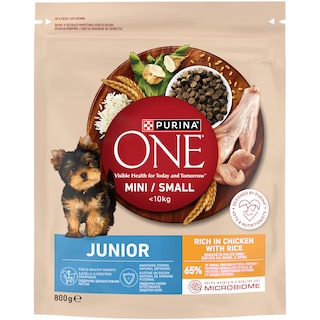 Purina One | Mini | Hrana uscata pentru caini junior cu pui si orez 800g