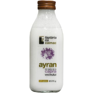 Laptaria cu caimac | Ayran din lapte de capra 375g