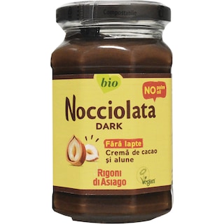 Rigoni Di Asiago | Nocciolata | Crema bio de cacao si alune 250g