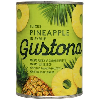 Gustona | Ananas felii in sirop 565g