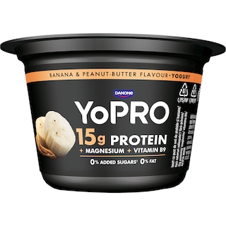 YoPRO | Iaurt cu unt de arahide si banane 160g
