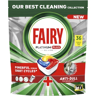 Fairy | Platinum | Detergent masina de spalat vase, 36 capsule