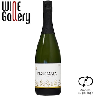 Vin spumant alb brut bio Cava Pere Mata Reserva Brut 0.75L