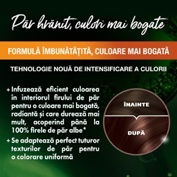 Garnier | Color Naturals | Vopsea pentru par 5.25 Saten mahon deschis 112ml