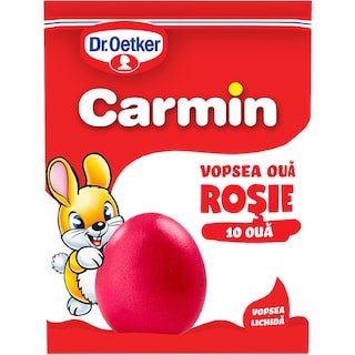 Dr. Oetker | Carmin | Vopsea lichida rosie, 10 oua 5ml