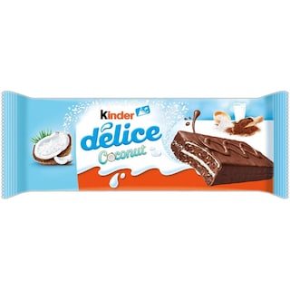 Kinder Delice | Prajitura pufoasa cu cacao si nuca de cocos 37g