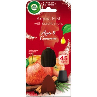 Air Wick | Aroma Mist | Rezerva difuzor de parfum cu uleiuri esentiale Apple & Cinnamon 20ml
