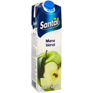 Santal | Bautura racoritoare necarbogazoasa cu suc de mere verzi 1L