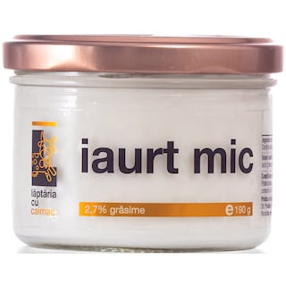 Laptaria cu caimac | Iaurt mic 2.7% grasime 190g