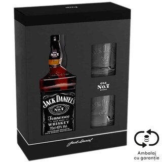 Jack Daniel's | Whisky 0.7L + 2 pahare
