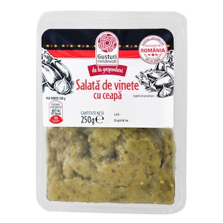Gusturi romanesti | Salata de vinete cu ceapa 250g