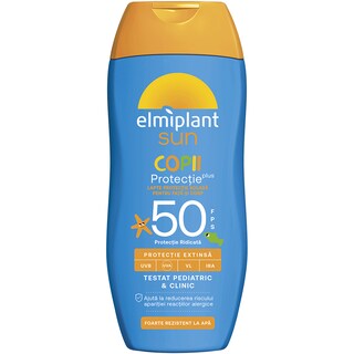 Elmiplant | Lapte protectie solara pentru copii, SPF50 200ml