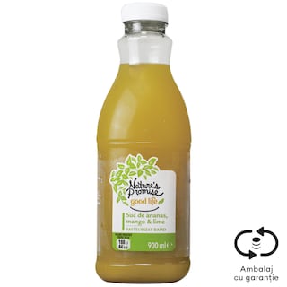 Nature's Promise Good Life | Suc de ananas, mango si lime 900ml