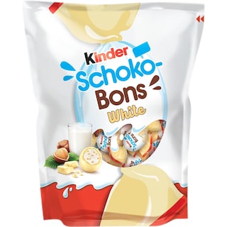 Kinder Schoko-bons | Bomboane de ciocolata alba, cu umplutura de lapte si alune 200g
