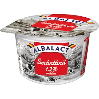 Albalact | Smantana 12% grasime 200g