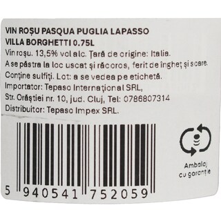 La Passo | Vin rosu Lapasso 0.75L