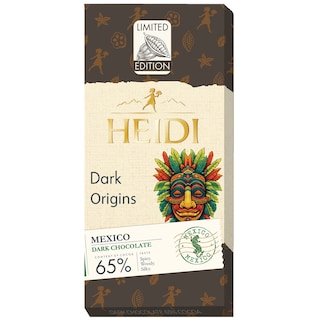 Heidi | Ciocolata amaruie Dark Origins Mexico 65% cacao 50g