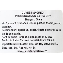 Valdo | Vin spumant Prosecco Extra Dry 0.75L