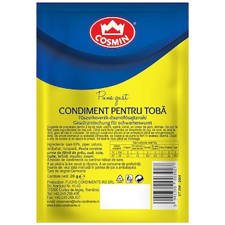 Cosmin | Condiment pentru toba 20g