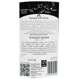 Crama Ceptura | Vin rosu Feteasca Neagra 0.75L