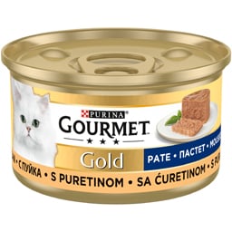 Gourmet | Gold | Hrana pentru pisici adulte Mousse de curcan 85g