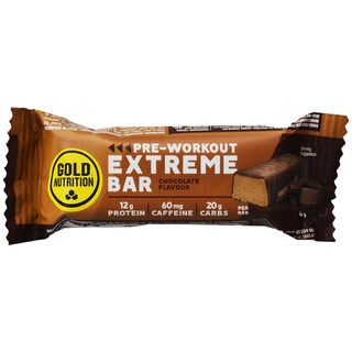 Gold Nutrition | Baton proteic pre-workout aroma de ciocolata 46g