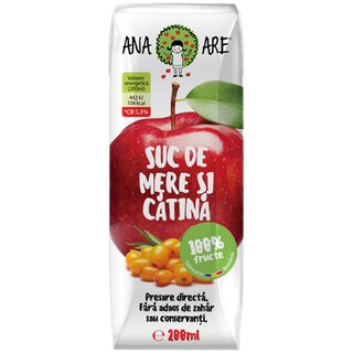 Suc de mere si catina 200ml